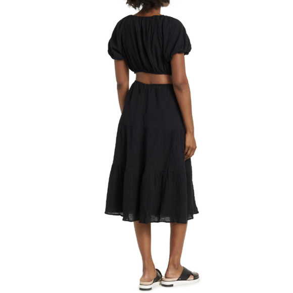 ASTR the Label Puff Sleeve Midi Dress - Picture 2 of 8